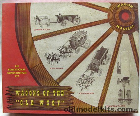 Wagon Masters Chuck Wagon - 'Wagons of the Old West' -, 106 plastic model kit